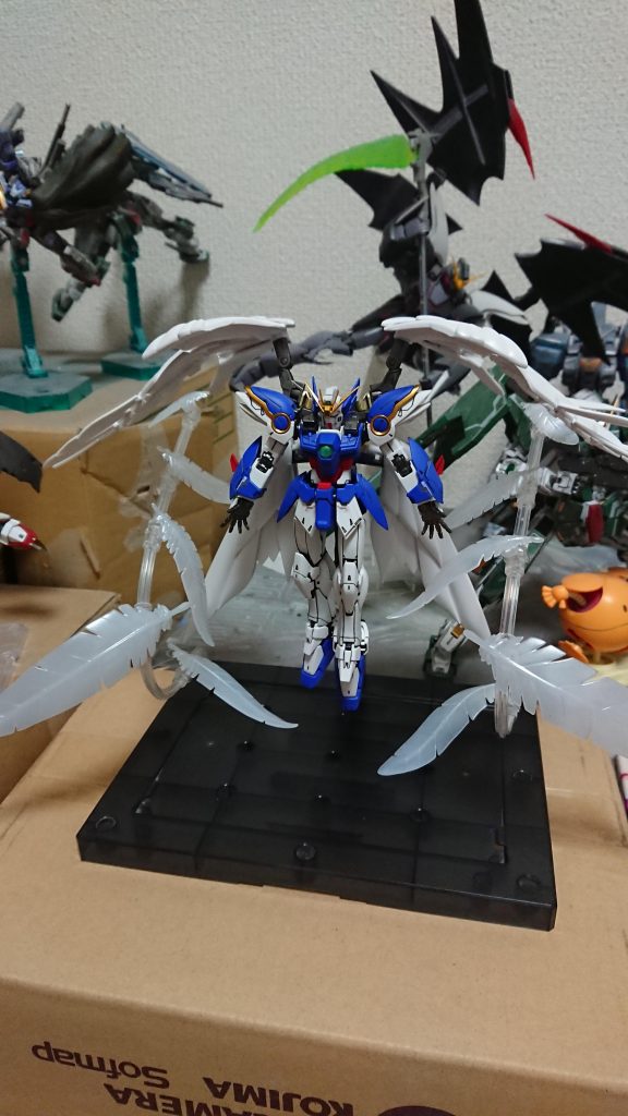 まずは翼を広げた状態でのショット。
ゼロカスと言えばやっぱりこれ！って言う方も多いと思います。