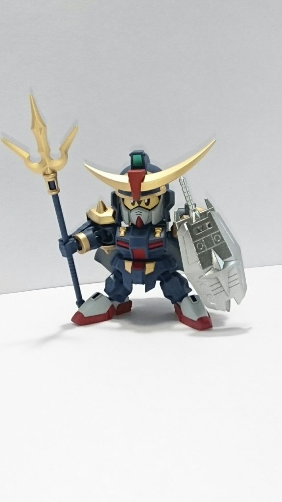 塗装はトーンを落とした感じに。
真悪参は黒と青のイラストがあるので今回は青で塗装しました。