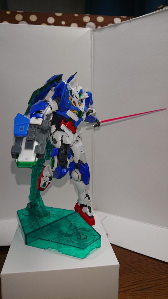 エクシアの肩や腰のマイクロミサイル
は無改造で取り付けられました

ご閲覧ありがとうございました‼️