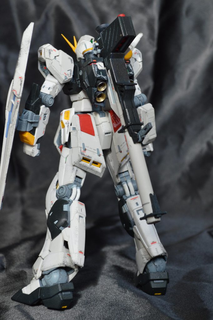 ファンネル背負った状態だと腰が入るのがわかります
足にウェイト入れたいところ