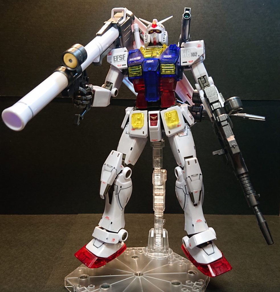 最安値人気MG 1/100 ガンダム オリジン版 (GUNDAM THE ORIGIN) 改修塗装済み完成品 完成品