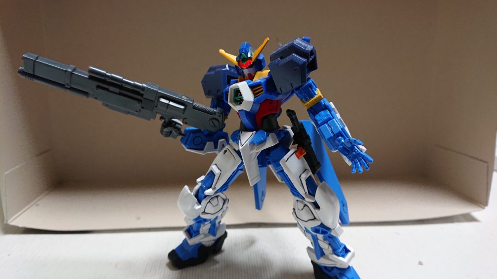 もう単純なミキシングです
武装もブレード、ライフル、アーマーシュナイダー×3なのでシンプルな物になりました