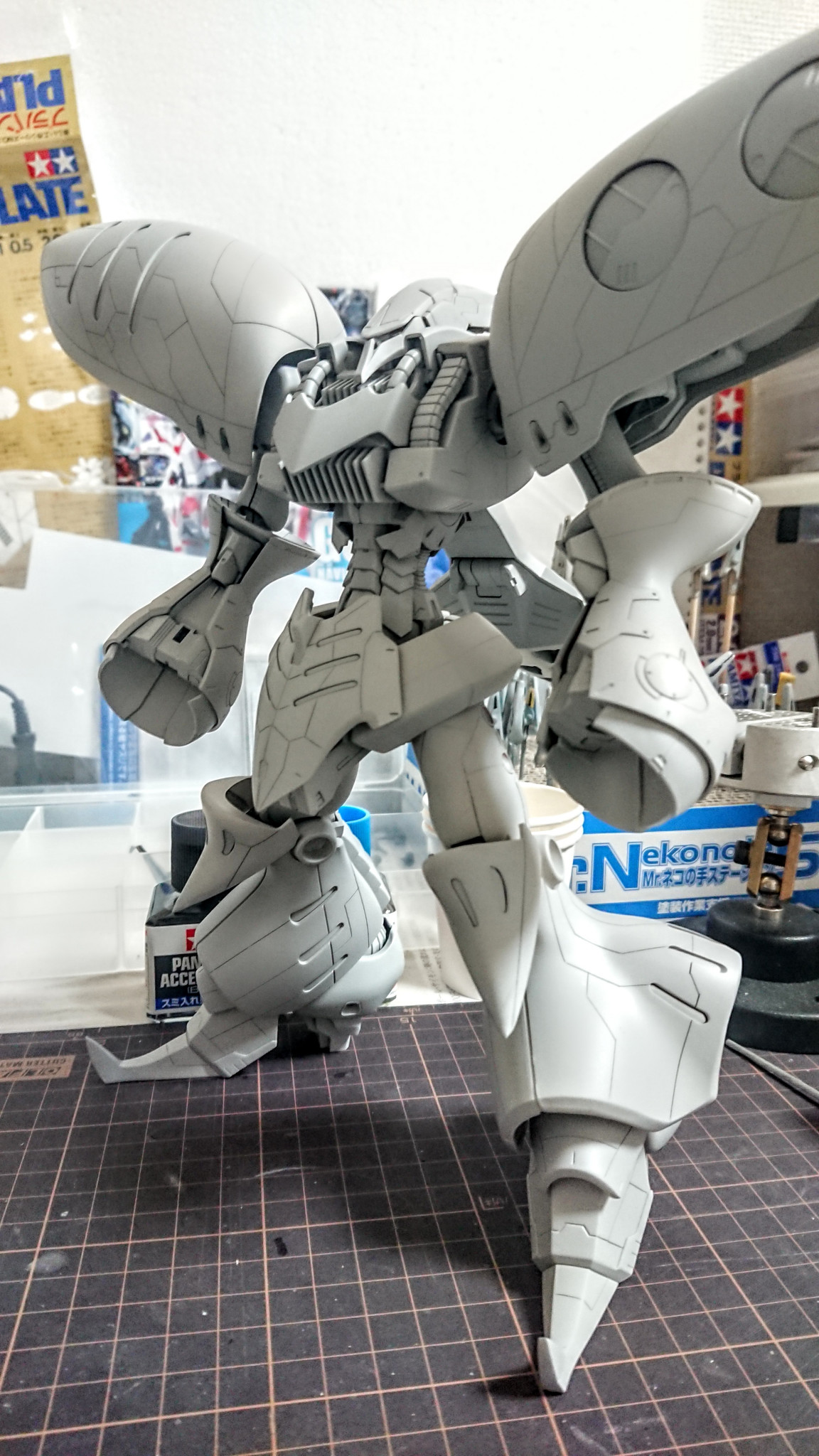 MG 1/100 キュベレイダムド 改修 塗装済 完成 プレミアムバンダイ