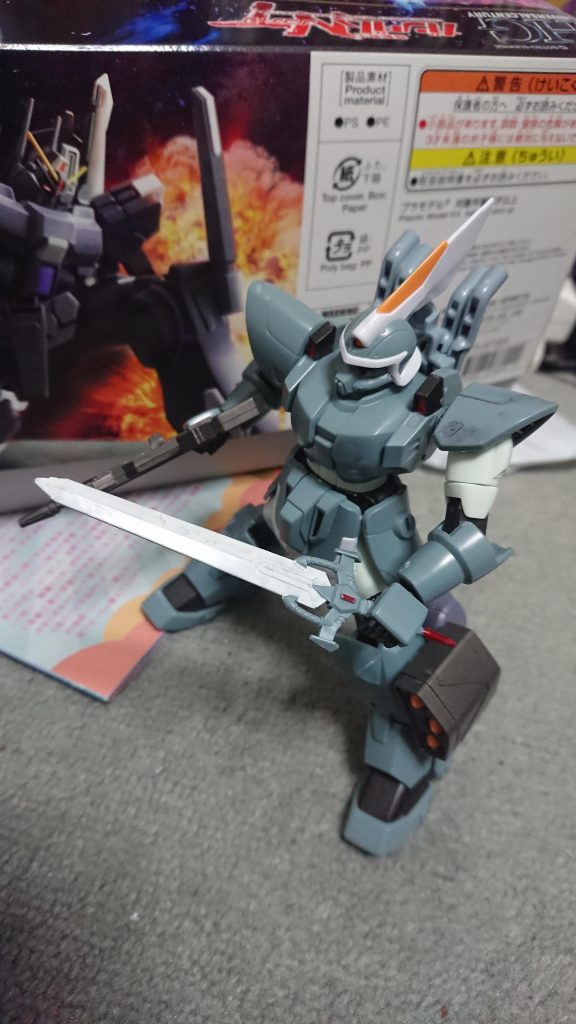 ………という設定のGBN用のMSです。
HG ウィンダムの発売も決定したことですし、バンダイさん、SEEDシリーズの量産機全機出してください!
