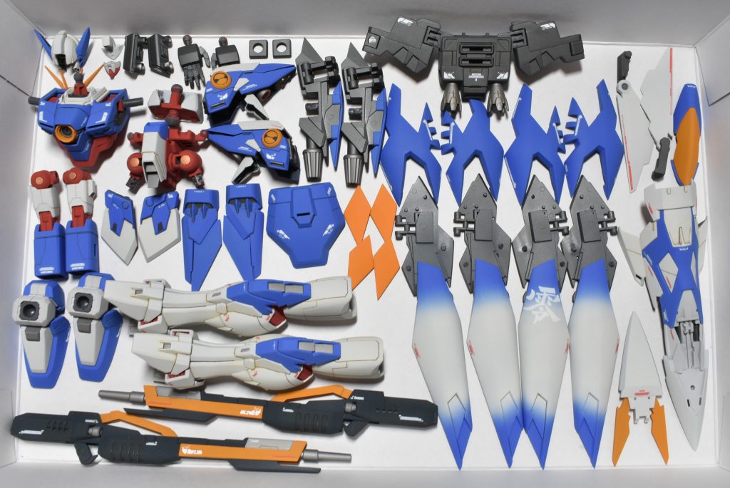 最終のツヤ消し完了状態。組み立てるのはいつもワクワクしますね。