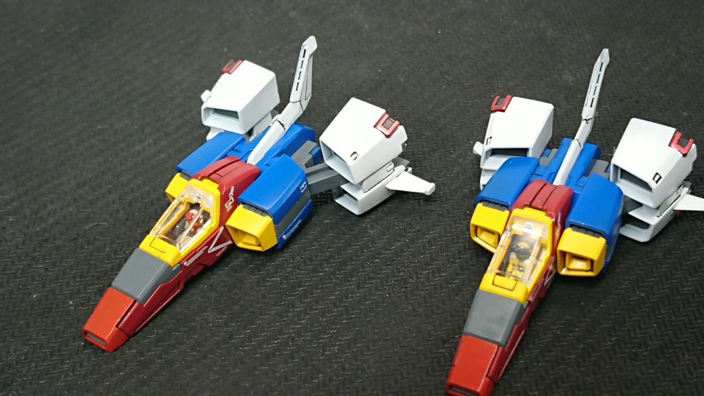 コア・ファイター
パイロットも頑張って塗り分けてます。