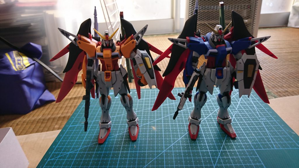 デスティニーハイネ機と2ショツト