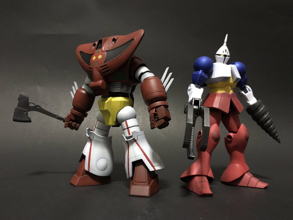 試作ギャンと共に１枚。