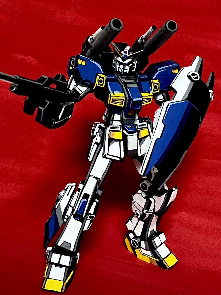 1/144 ガンダム6号機 マドロック アニメイラスト風模型–4枚目/制作者：@j_gunaka