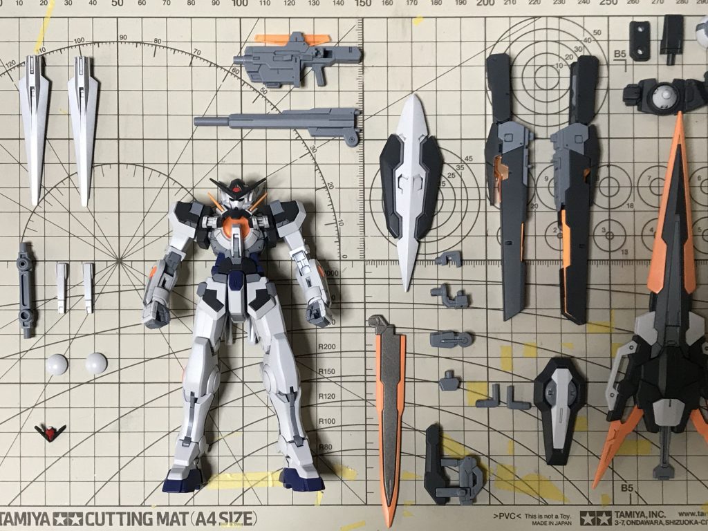 デカール貼り前画像。
面白味が無い画像となります。(汗)