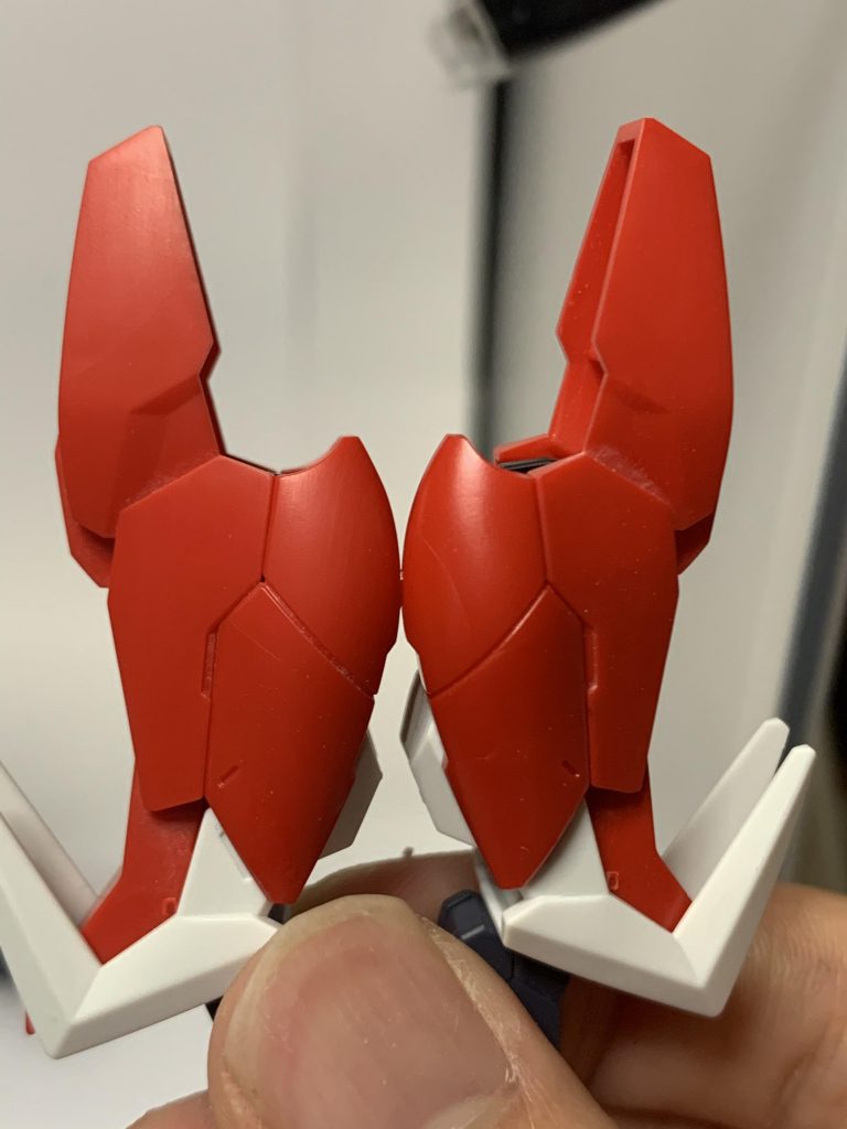 左が研磨後、右が研磨前。違いがあるような無いような…