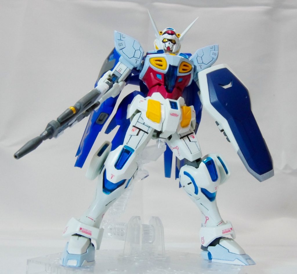 【宇宙用パック―下アングル】
デュアルセンサーにもデカールを張ってみました。眼があるような感じに。