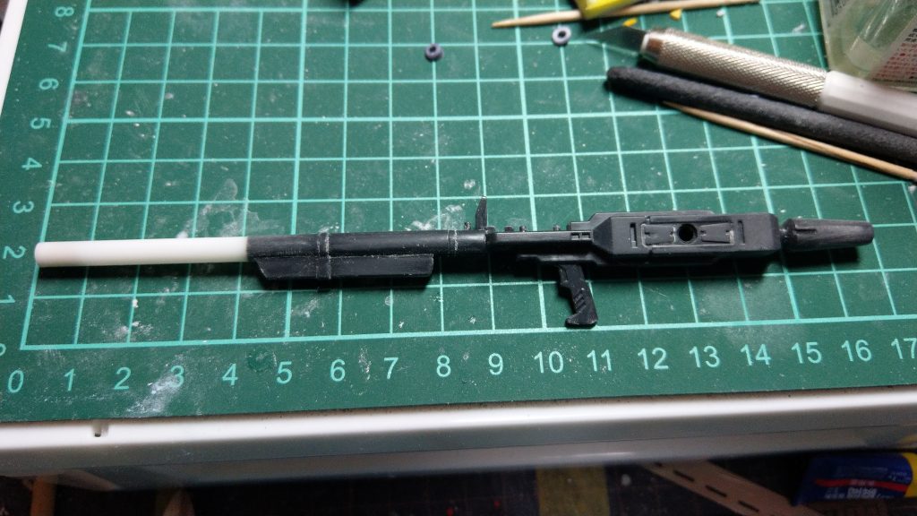 ロングビームライフル。元々どんぐらいあったかなんて忘れましたね…()