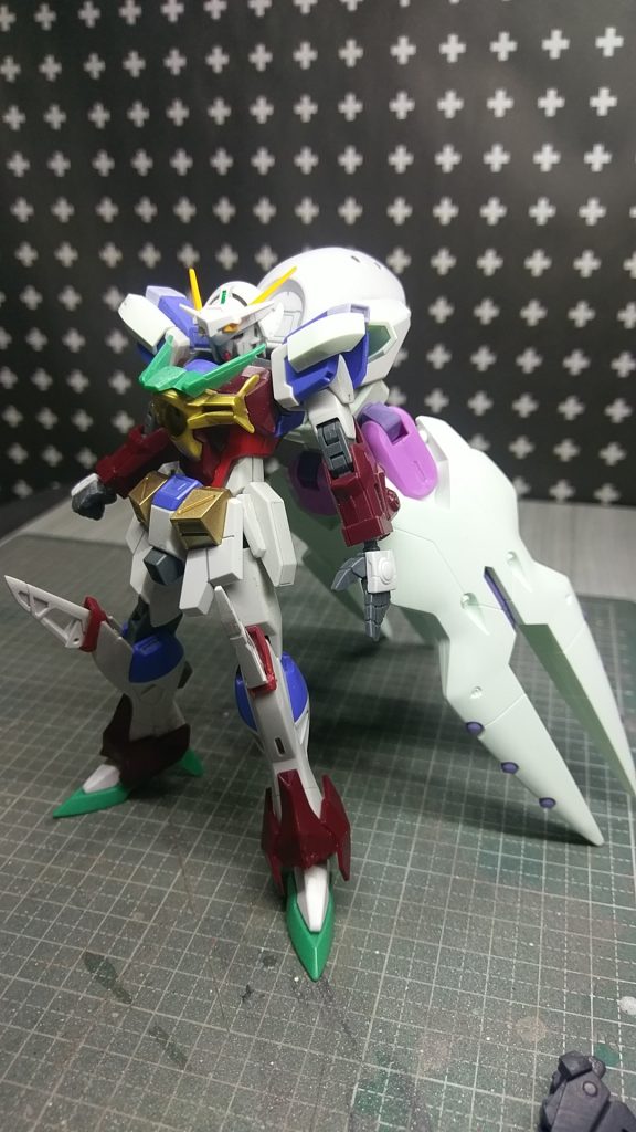 塗装前の仮組み状態です。
今回、一番頭を悩ませたのが頭部でどうしてもTR-6のものを使いたくて試行錯誤しながら合わせてました。