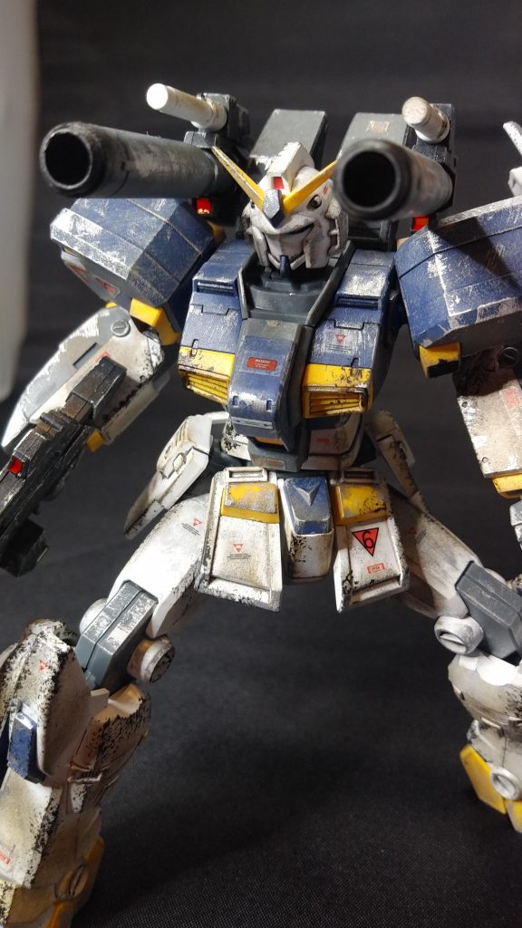 300ミリキャノン砲発射!!
砲塔先端に焼けついた処理を施しました。