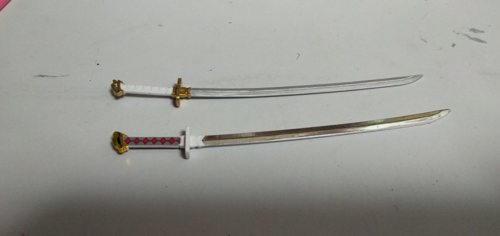 上　我輩
下　キットシール貼り付け
なんとなくやってみました