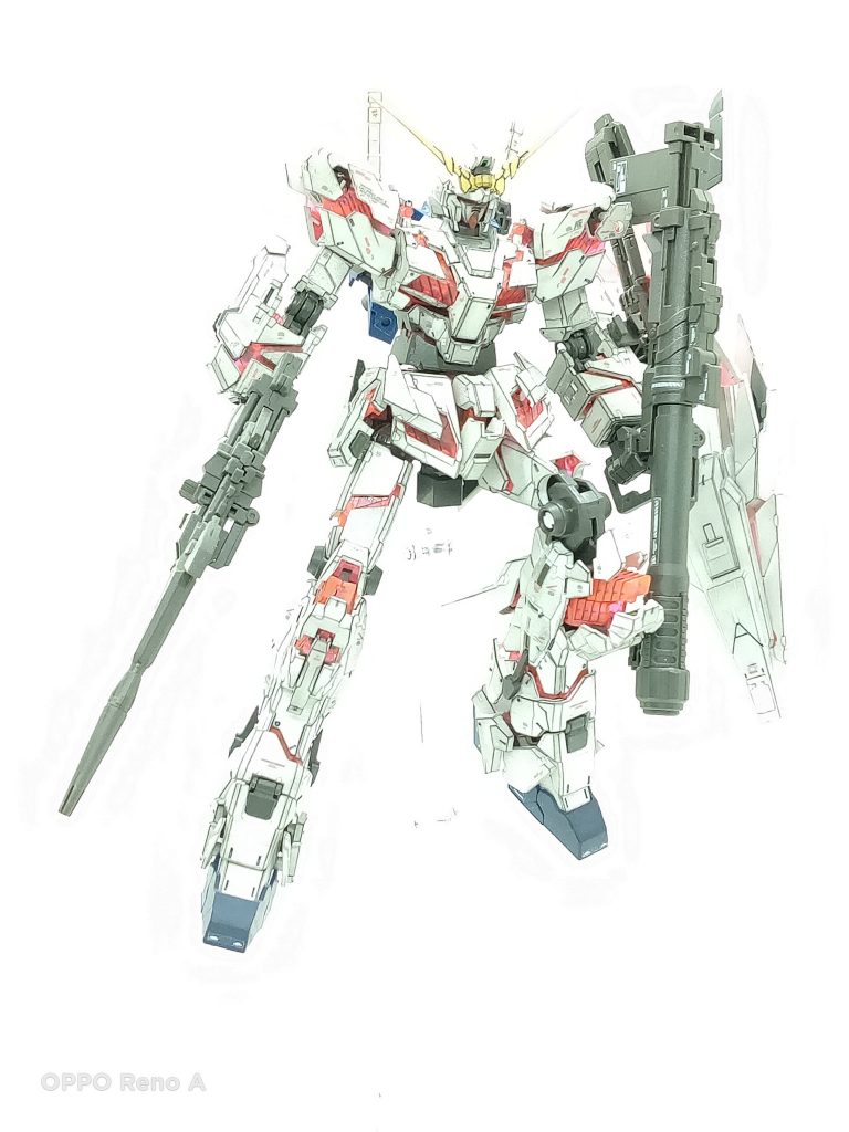 ユニコーンガンダム–2枚目/制作者：かえる