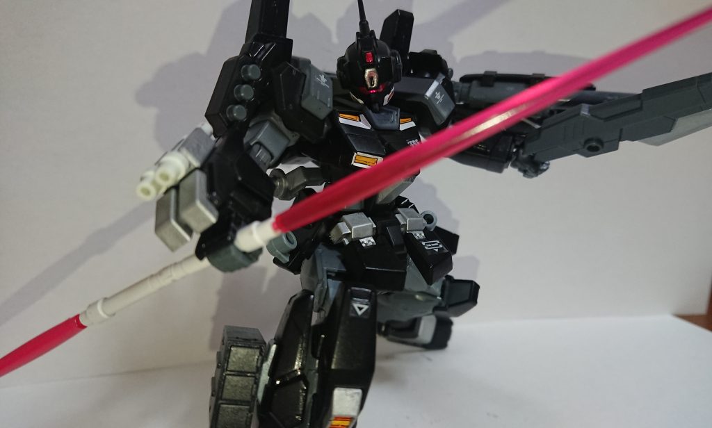 ・マニュピレーターも外した軽装仕様となる。対MS戦闘を想定されており、この時の性能は当時の地球連邦軍機体ではハイスペックとされていた。「HADESシステム」も搭載されているが、この軽装仕様時が恐らく、一番効率が良いとされており、多種多様な戦闘を想定していたものと考えられる。
 
 しかし、幻のプランとなってしまったのは機体コストの高さだけが原因では無く、操縦が困難であり、また、「HADES」に耐えられるパイロット(オーガスタ研究所で育成されていた強化人間)が不足していた事、オーガスタ研究所が、何者かの部隊に襲撃された事、更には、一年戦争が終戦してしまったのが打撃となり、PR計画の幻のプランとなり、表舞台に出ることは無かった……………