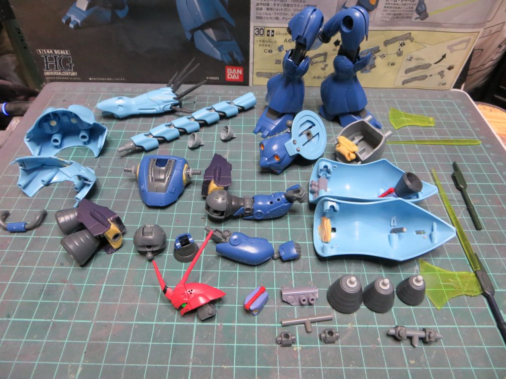 だいたいのパーツ構成は画像の通りです。