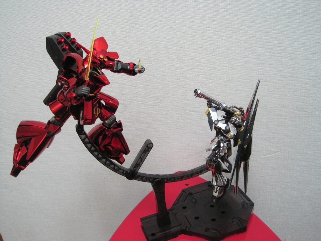 HG_νガンダム　＆　HG_サザビー　宿命の対決セット　ガンダムベース限定–2枚目/制作者：S - Works Archive