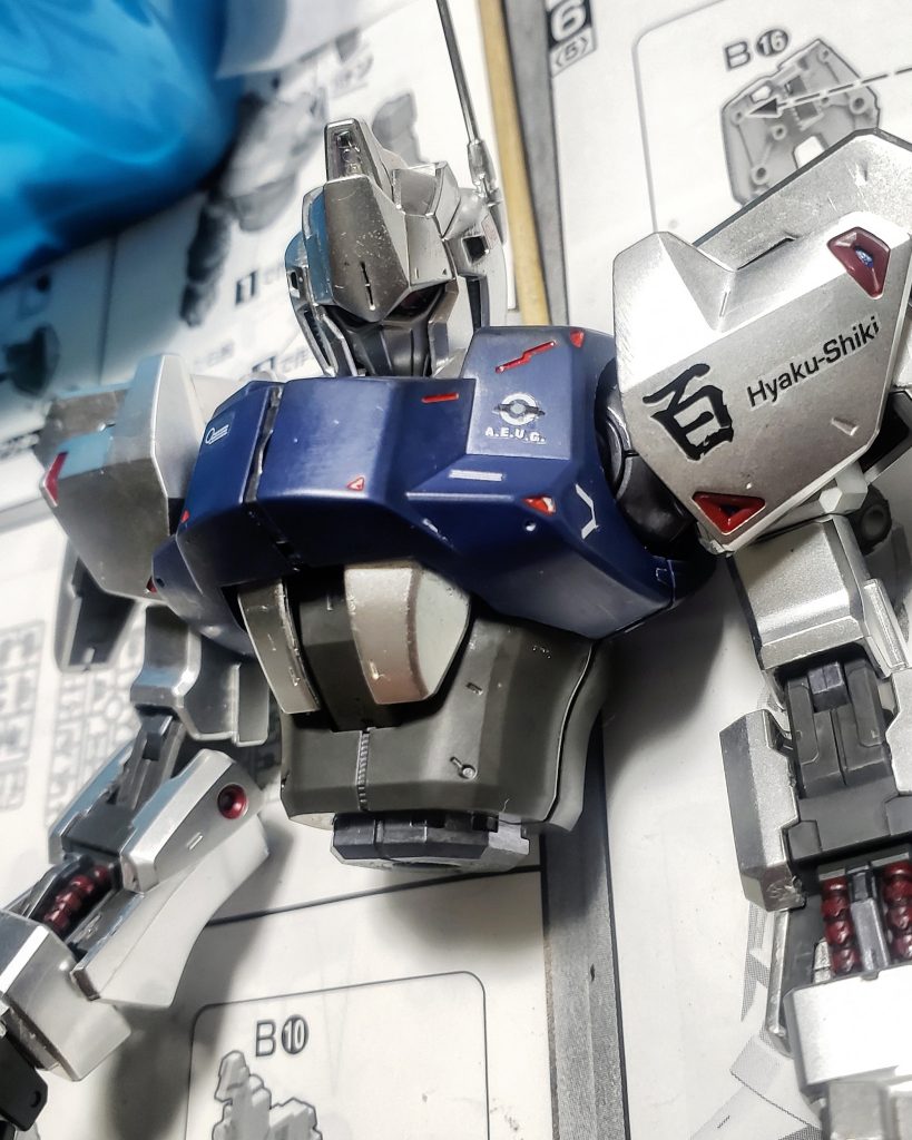 パチ組みして色味具合を確認