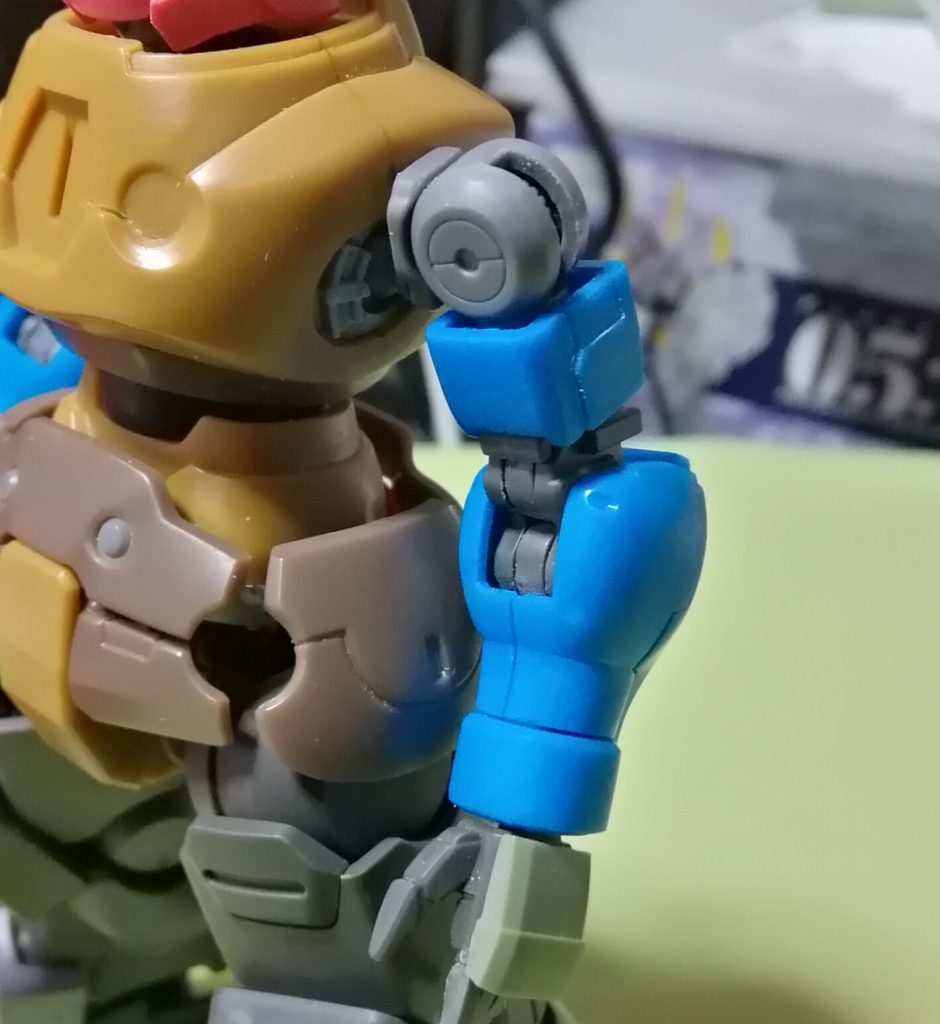 ブグから引き算した腕。