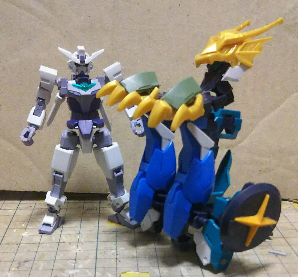 オブジェ形態の再現が一番悩んだところでした三分割して、一部接続方法をネオジムに変更しました。
さりげなく長髪も台座の足元に接続してオブジェが倒れない様にしました