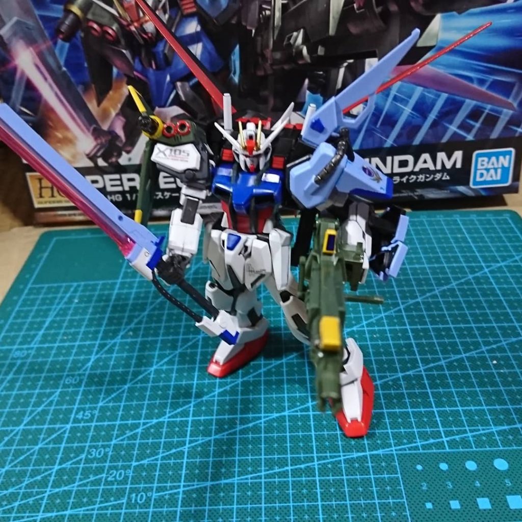 ＨＧパーフェクトストライクガンダム–2枚目/制作者：マサ128