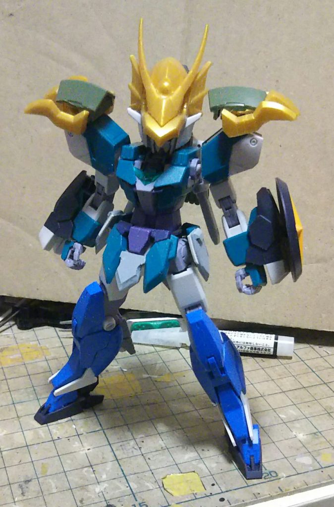 ご覧の通り、元のキットの形状を活かしてます