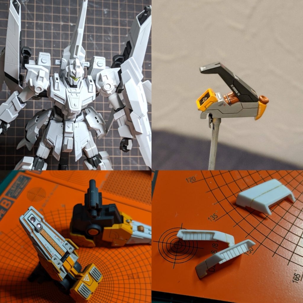 腰のフロントアーマーもディテールアップしました。
足裏も筋彫り等で情報量を追加しました。