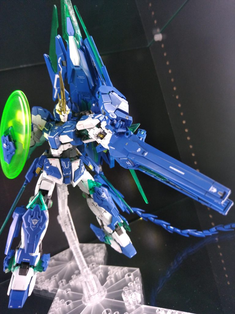 アームド・アームBS.VN+
ビームスマートガンとバイブルノームを片腕だけで収めれるように改造しました。
そのためマニピュレータの制限が緩和されてます。