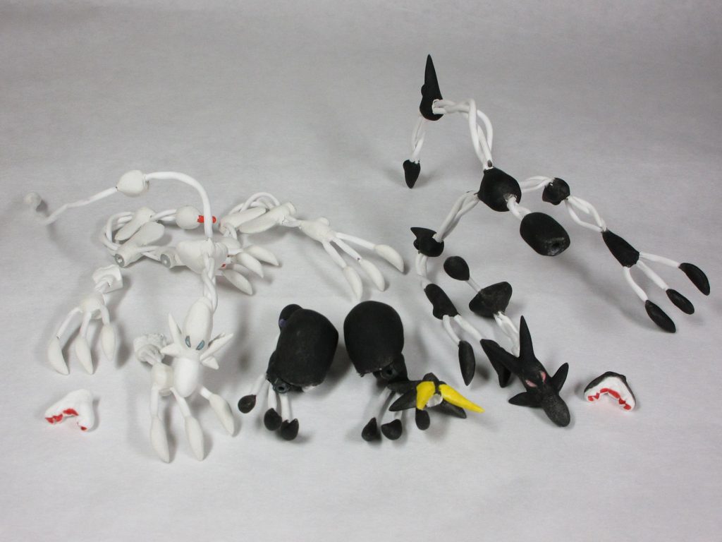 作製した追加パーツ一式。