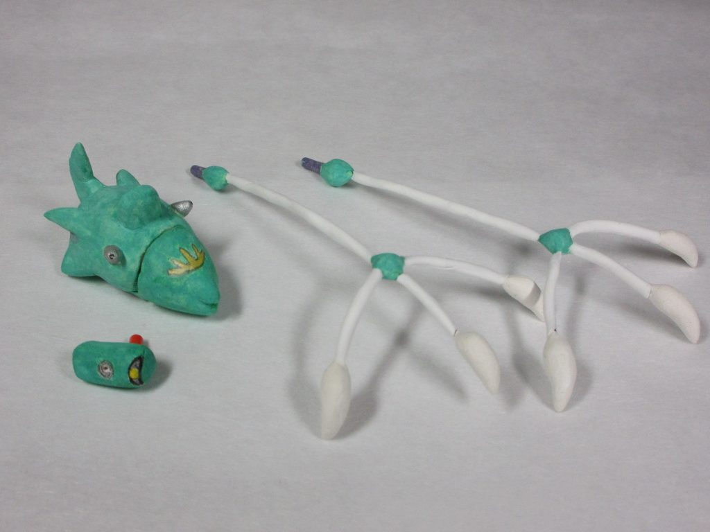 作製したパーツ一式。