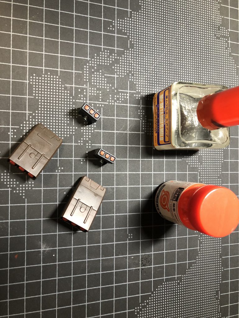 ▲動画でお蔵入りした筆塗風景 ちまちまいこうぜ