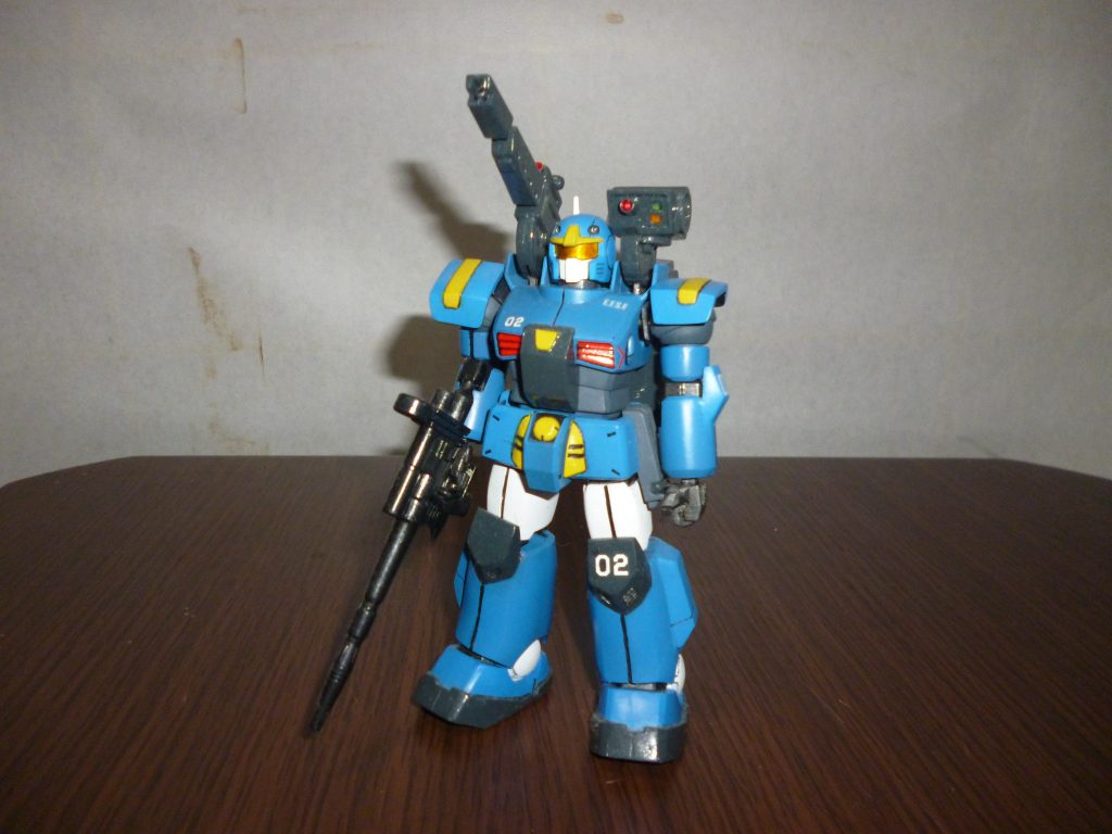 ビームキャノン＆多目的精密照準システム装備です。
こちらを装備したガンキャノン重装型のイラストもあるようで、予想以上に違和感なく似合っています。