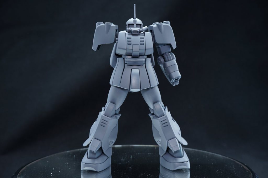 ## サフ吹き
メカサフヘヴィを吹き付けて傷チェック