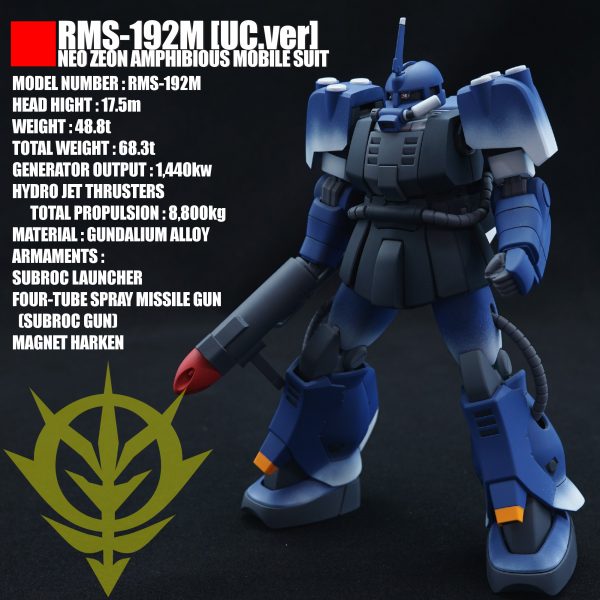 HGUC ザクマリナー(UC.ver)｜しょぼんぬさんのガンプラ作品