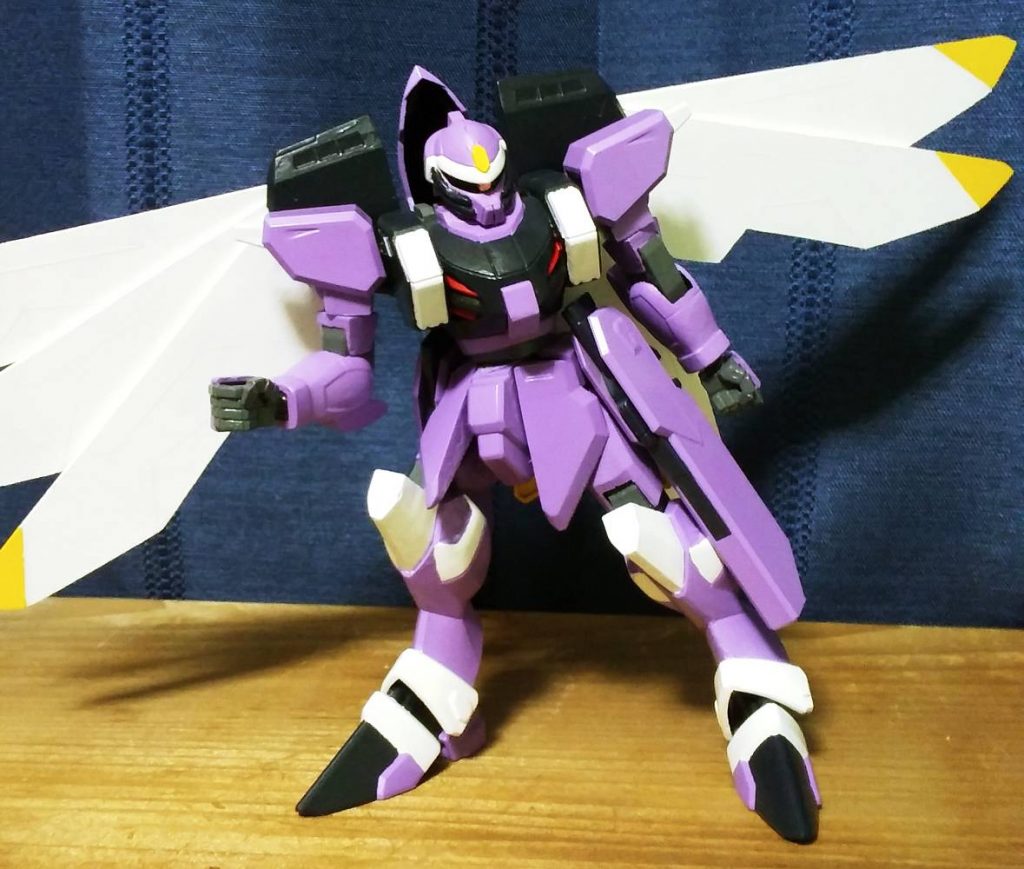 これは制作工程ではないですが、発売当時に技術不足なりに頑張って可動化させたものです。ポージングはどれだけ可動化しているか見せるためのわざとですｗ