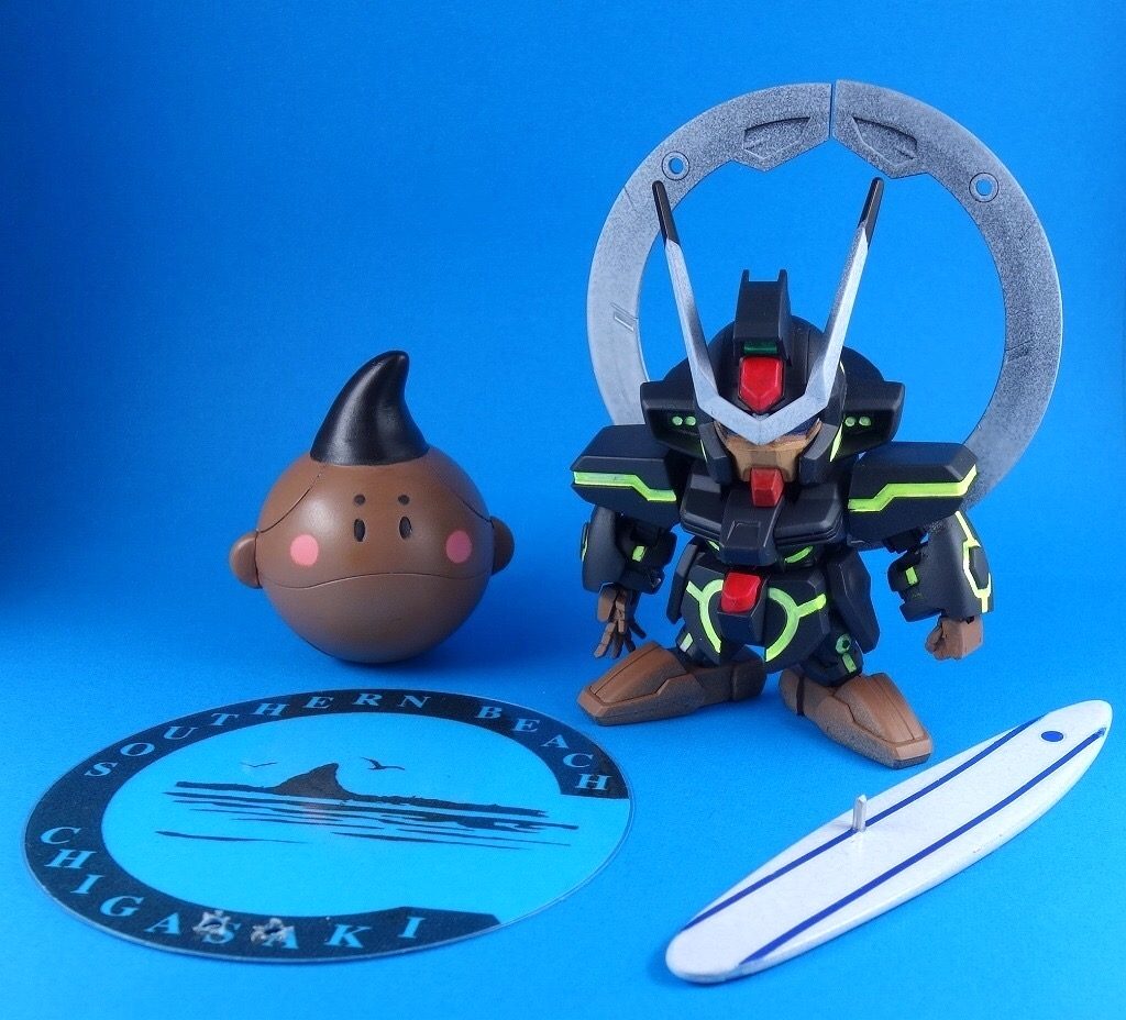 塗装済みの本体と追加装備