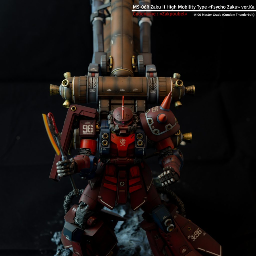 1/100 MG MS-06R Zaku II High Mobility Type « Psycho Zaku » ver.ka–2枚目/制作者：Jean-Philippe Schaller-Le Leu