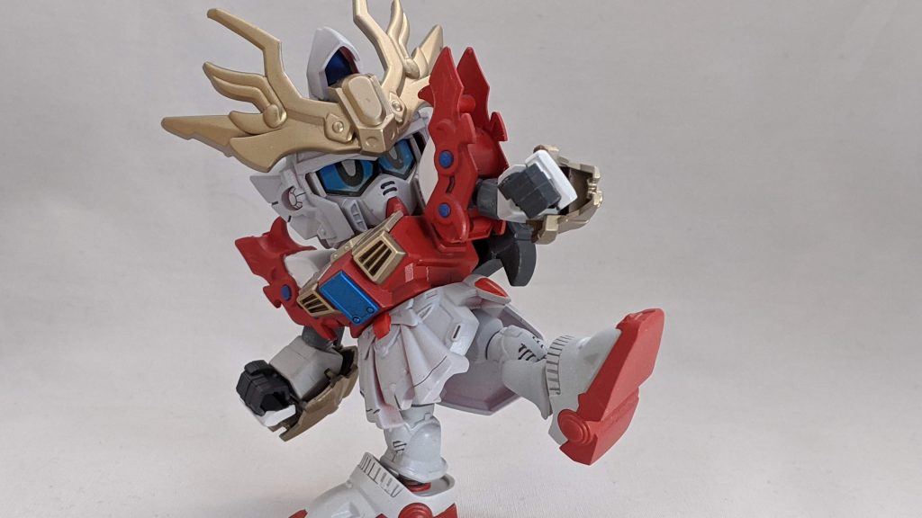 パーツが少ないのでバランスがとりやすく片足立ち可能！