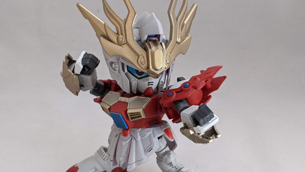 格闘型なので可動範囲を意識　SDだけどよく動きます！