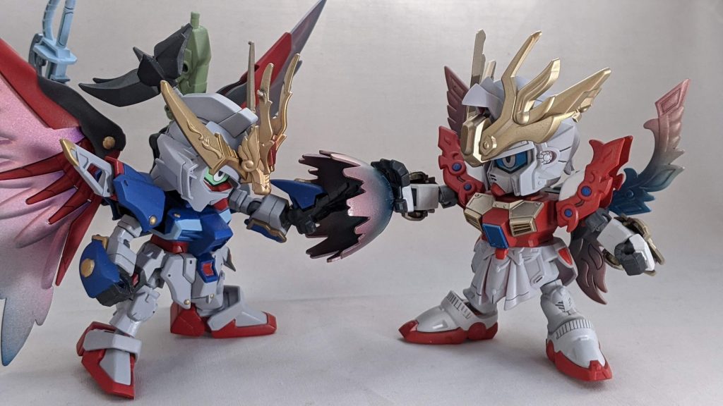 以前作ったデスティニーと対決！