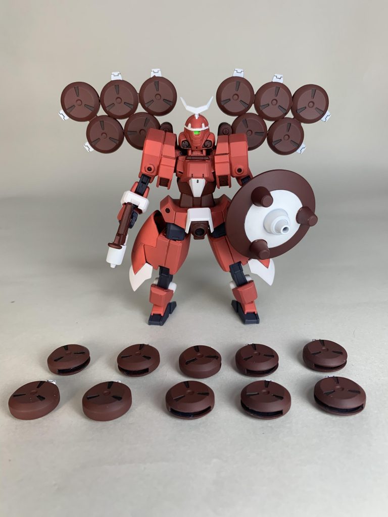 撮影では使っていませんが、分離形態のプラネイトディフェンサーも用意してあります