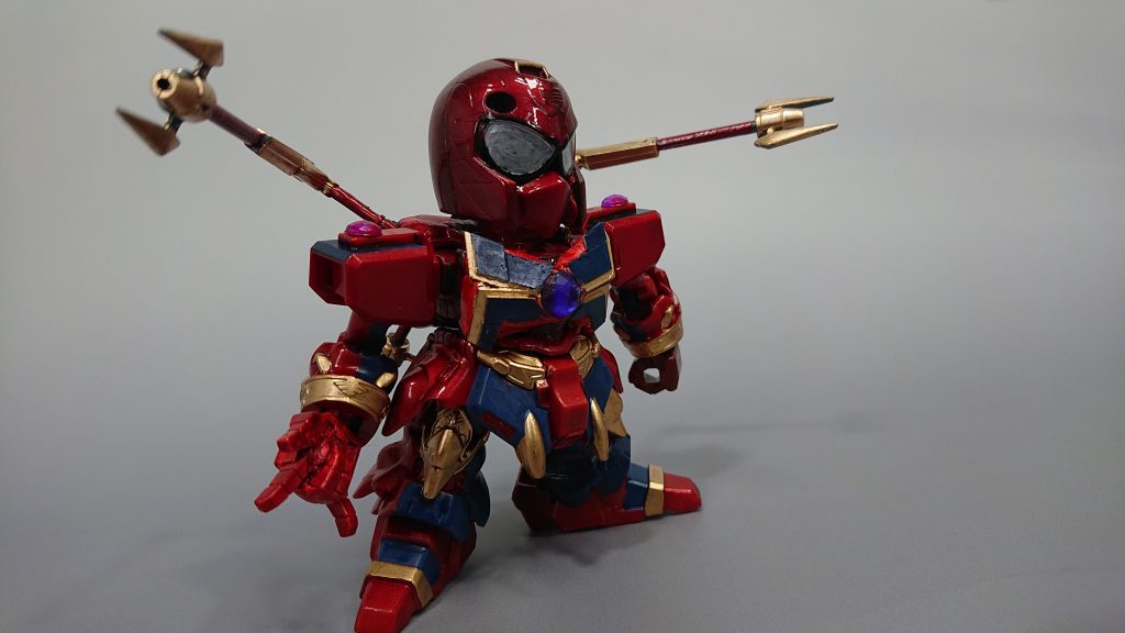 背中アームはHGノイエジールから。