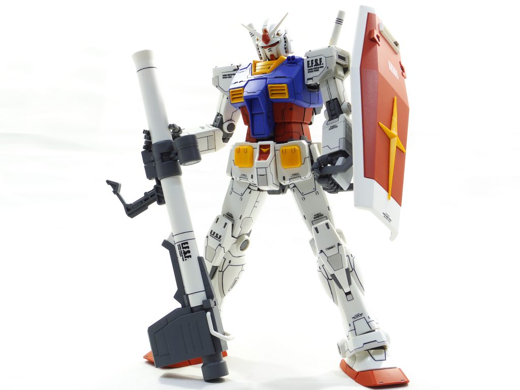 MG ガンダム オリジン版–2枚目/制作者：gunplacraft