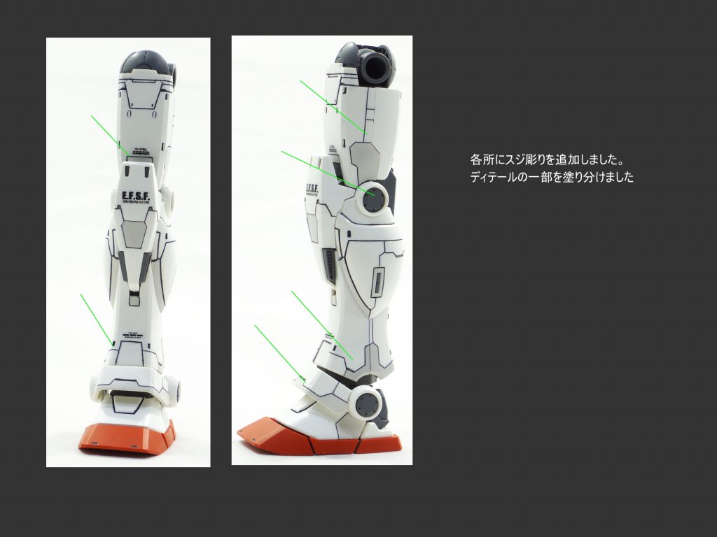 MG ガンダム オリジン版–4枚目/制作者：gunplacraft