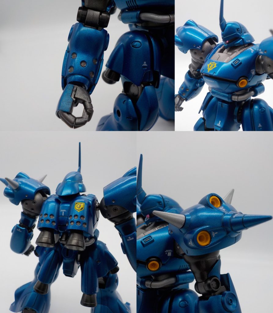 モールド塗り分け、スパークアーマーはデカール多め