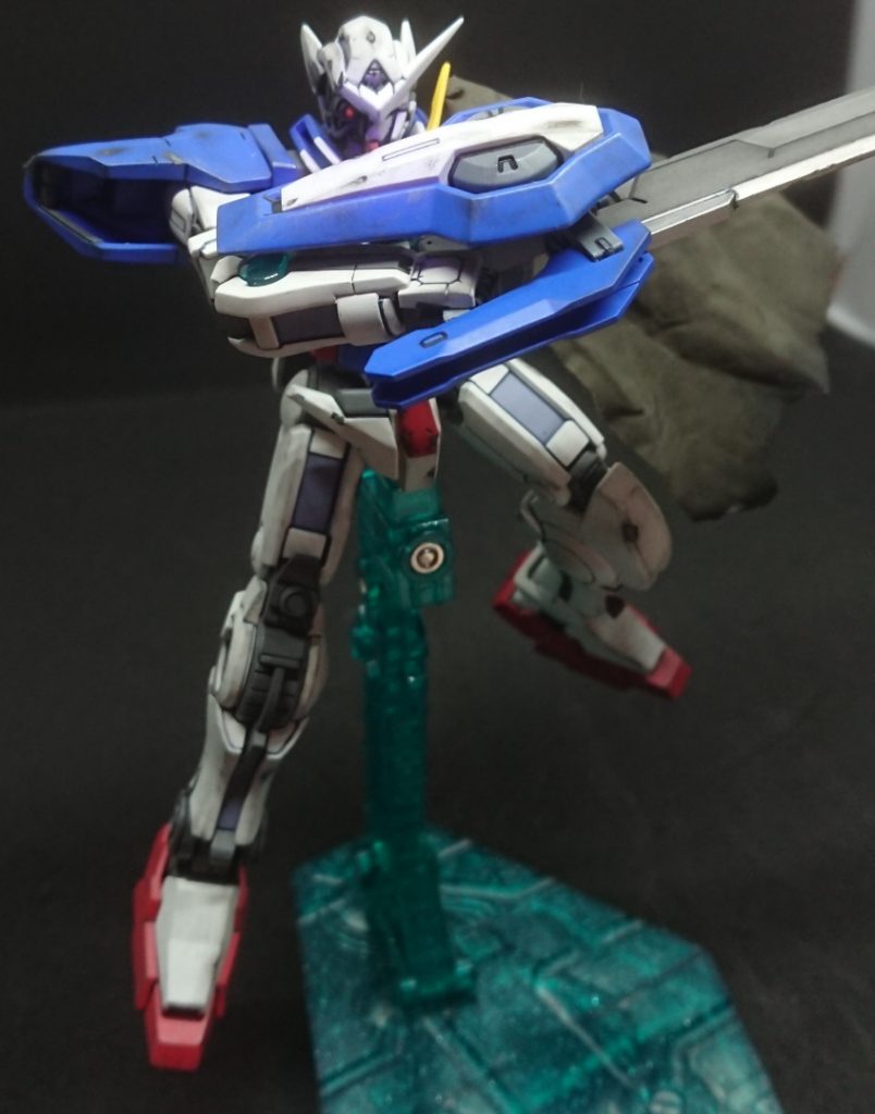 HGのエクシア自体が、現在の基準で見ると結構塗りわけがしんどい印象でしたね