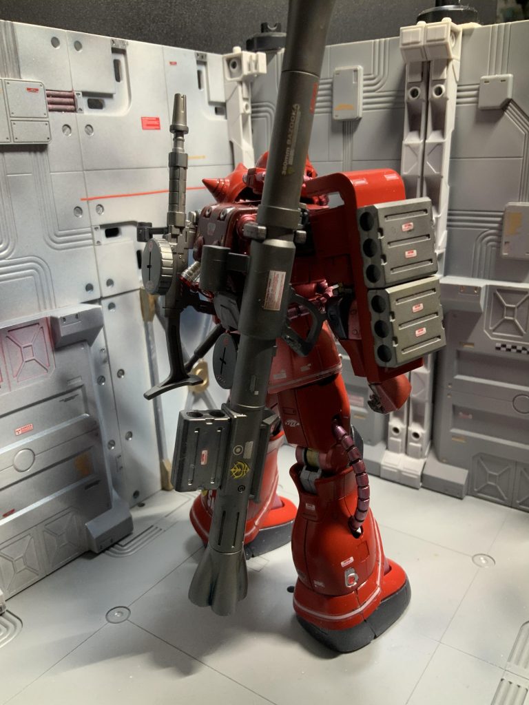 フル装備バックショット